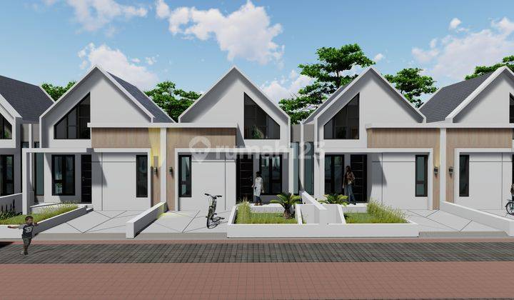 Jual Rumah Scandinavian Minimalis Cuma 300 Jutaan Dalam Kawasan Berkembang Prambanan 1