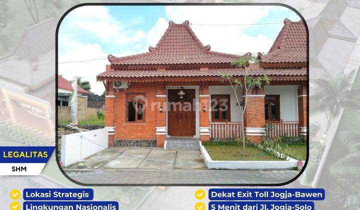 Promo Murah Rumah Joglo Istimewa di Prambanan 400 Jt An 1