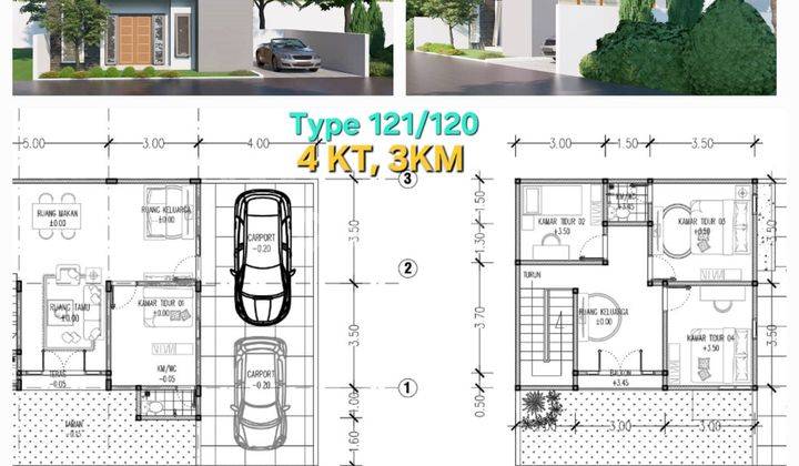 Jual Rumah Megah 2 Lantai Type 105 107m2 Di Sleman Dekat Pasar Jangkang 2