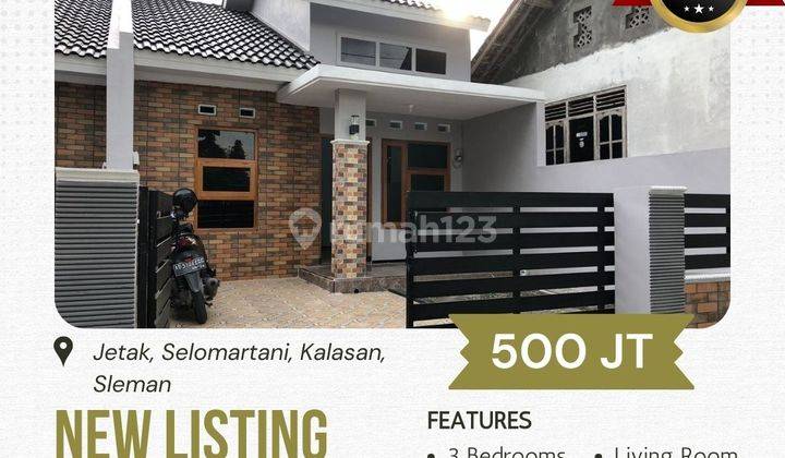 Jual Rumah Siap Huni Type Luas 80 104m2 Di Kalasna Sleman Cuma 500 Juta 1