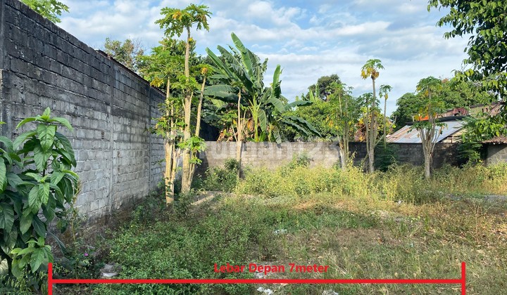 Jual Rugi Harga Termurah Tanah Kavling Luas 106m2 Cuma 2 Juta/m2 Depan Pabrik SGM Prambanan