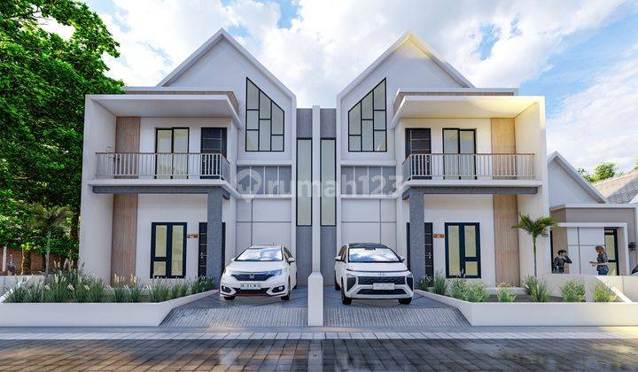 SISA 1 UNIT RUMAH SCANDINAVIAN 2 LANTAI DEPAN SMA N 1 PRAMBANAN 2