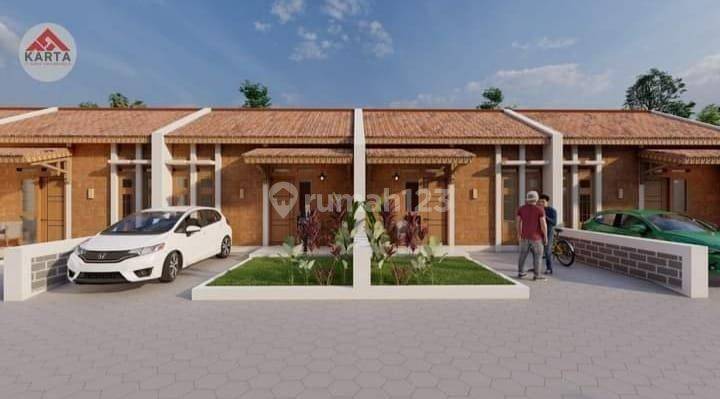 Jual Rumah Minimalis Semi Klasik Dengan Bata Ekspos di Prambanan Cuma 305 Juta Siap Kpr 1