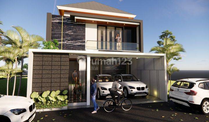 Jual Rumah Megah Siap Huni Dalam Proses Bangun Mangku Jalan Aspal di Purwomartani Sleman 1