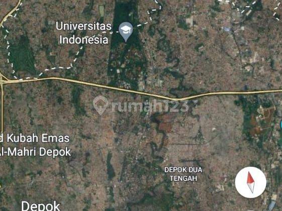 Tanah Pinggir Jalan Raya  Dekat Univ. UI Dan Univ.Pancasila 1