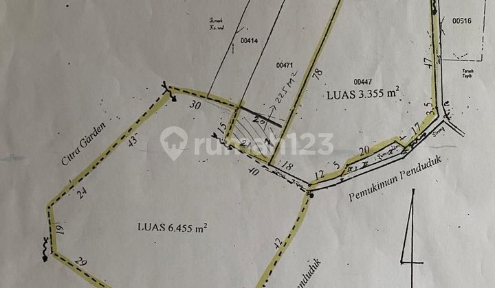 Tanah di Teluk Betung Barat SHM 9810.0 m²