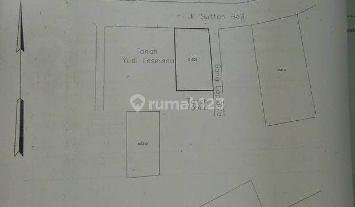 Tanah di Jalan Sultan Haji 6181 SHM m² 4