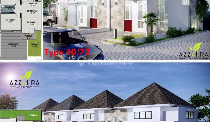 RUMAH MURAH DP 0% DEKAT BANDARA JUANDA SIDOARJO DI AZZAHRA CITY  5