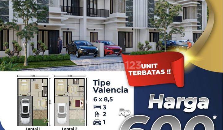 Rumah 2lantai Dekat MERR Rungkut Surabaya Di Griya Ani Boulevard 2