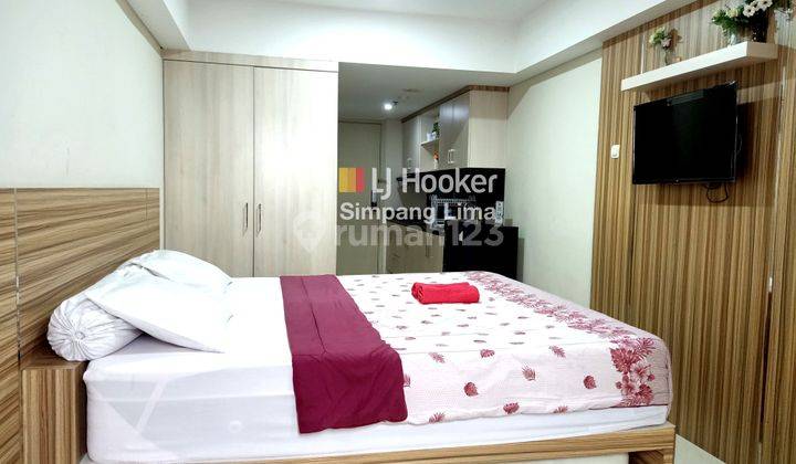 Apartemen studio tengah kota Semarang siap pakai dijual di apartemen Warhol Louis Kienne simpang lima ahmad yani semarang tengah (11.932-IVN) 1