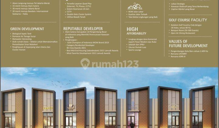 Ruko Ashta by alam sutera developed 5