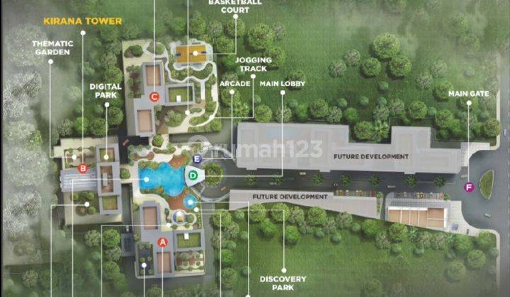 Apartemen lokasi BSD 5