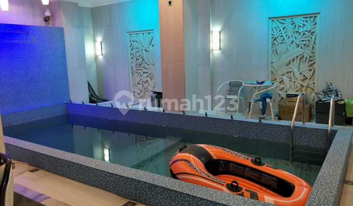 For Sale 4-Story House with Pool in TNI AU Housing Complex, Jatiasih, Bekasi