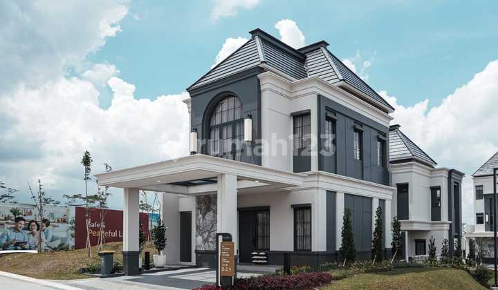 New House Ready to Occupy in Rancamaya Bogor Burgundy 7X15