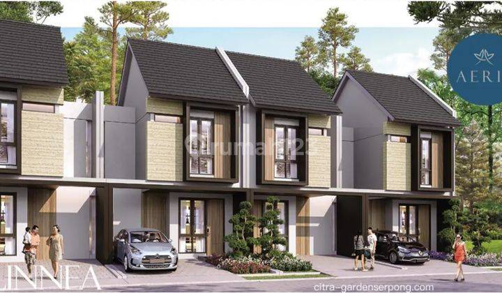 Disewakan Rumah Baru 2 Lantai Citra Garden Serpong Cluster Aeris Tipe Linnea 1