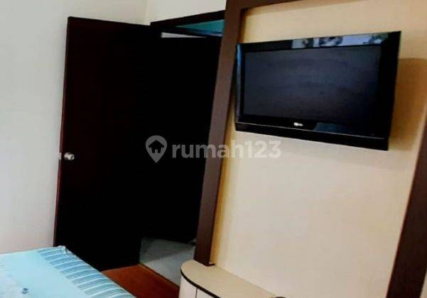 Furnished Unit Good View For Sale 3 Bedroom Apartemen Mediterania Garden 2  2