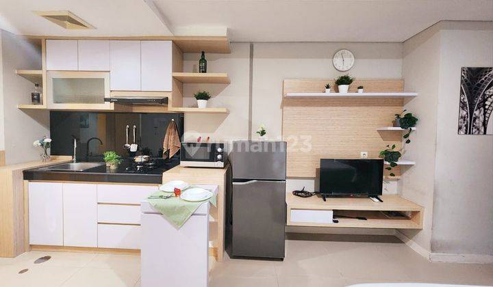 Super Cozy For Rent Studio Fully Furnished Apartemen Metro Park 1