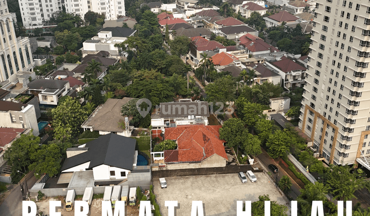 Murah Hitung Tanah Rumah Permata Hijau Hook Strategis Jalan Lebar 1