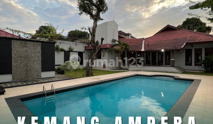 MURAH RUMAH CANTIK KEMANG AMPERA 1LANTAI HALAMAN LUAS