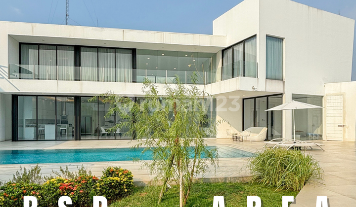 Modern Tropical House BSD 3 Floors in Elite Cluster