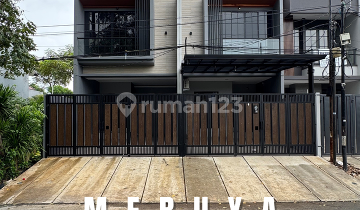 BRAND NEW MODERN MINIMALIST HOUSE KAVLING DKI MERUYA