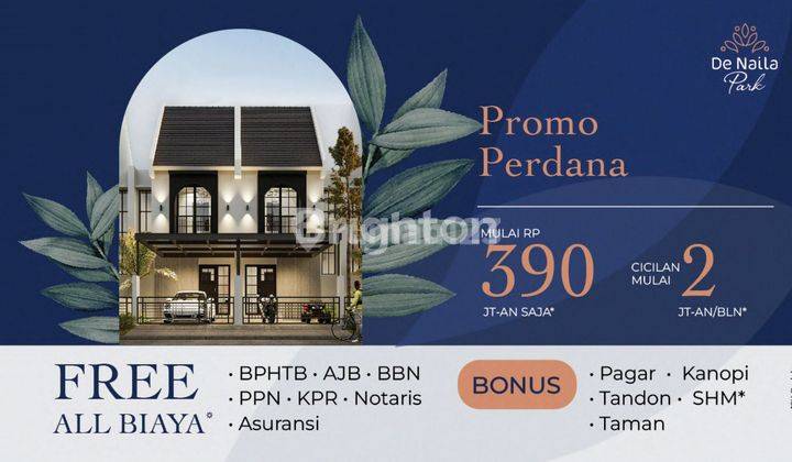 KAPAN LAGI DAPAT RUMAH UTJ 5 JT, HARGA MULAI 390JTAN SAJA, FREE ALL BIAYA-BIAYA 1