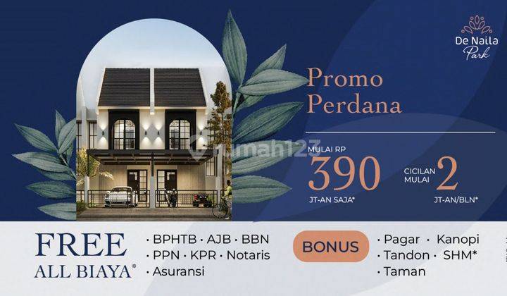 Dijual Rumah Baru SHM Free Biaya-Biaya Fasilitas Lengkap 1