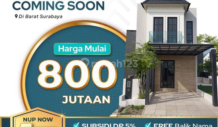 Dijual Rumah 2 Lantai SHM Baru NUP 5 JT Full Refundeble 1