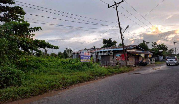 Tanah Siap Bangun, Cocok Untuk Ruko Lokasi Strategis Pinggir Jalan Di Sei Raya Dalam 1