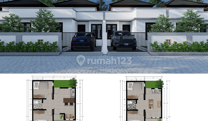 Cluster Dp 5 Area Taman Mumbul Type 1 Dan 2 Lantai Booking 1jt  3
