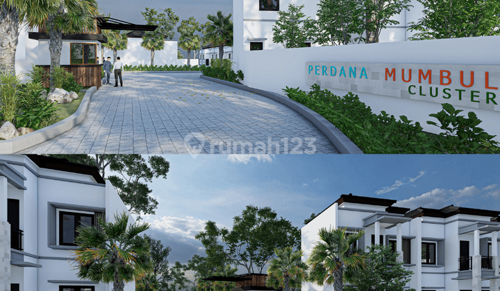 Cluster Dp 5 Area Taman Mumbul Type 1 Dan 2 Lantai Booking 1jt  4