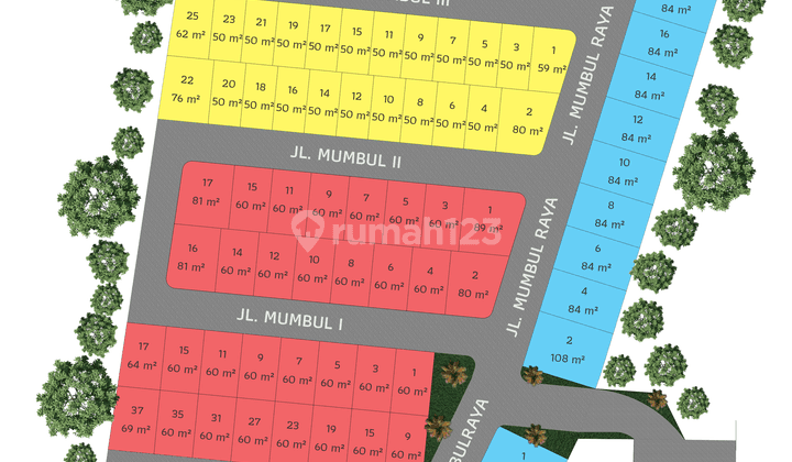 Cluster Dp 5 Area Taman Mumbul Type 1 Dan 2 Lantai Booking 1jt  7