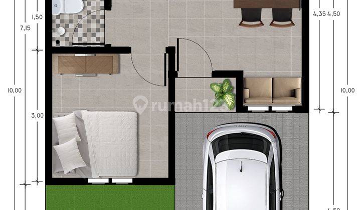 Cluster Dp 5 Area Taman Mumbul Type 1 Dan 2 Lantai Booking 1jt  11