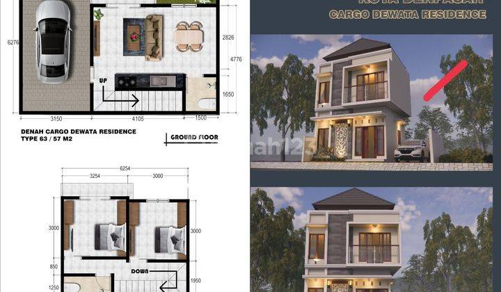 Rumah 200m Dari Jalan Raya Cargo 40 70 Pengerjaan One Gate 10