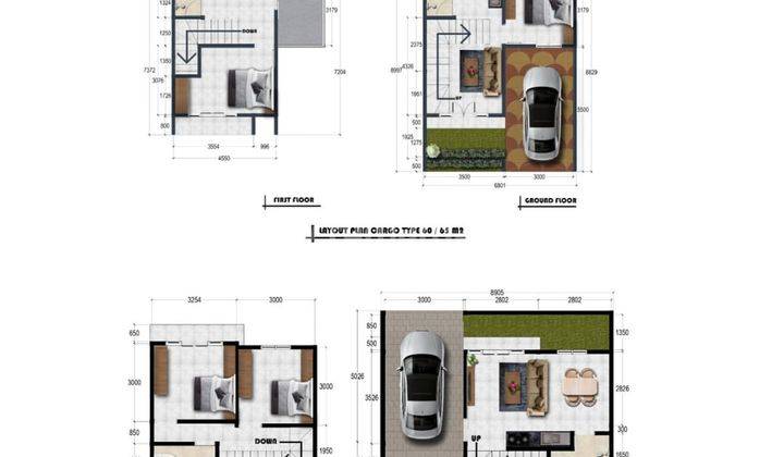 Rumah 200m Dari Jalan Raya Cargo 40 70 Pengerjaan One Gate 14