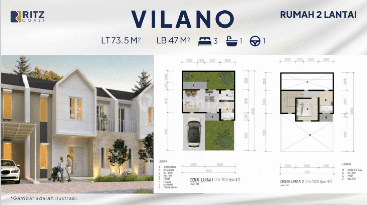 Rumah murah surabaya selatan, 2 lantai ,400 jutaan 3