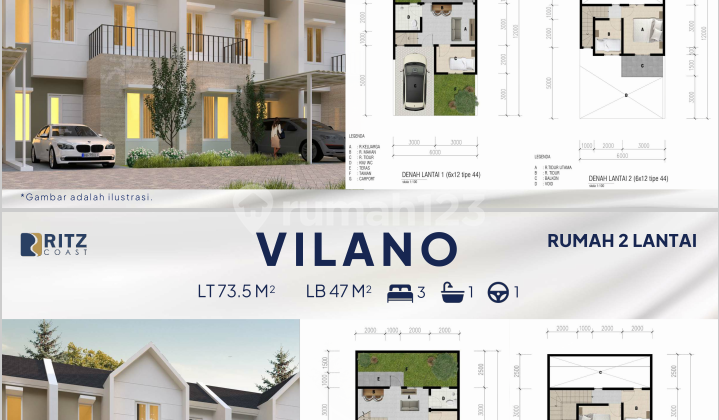 Rumah murah surabaya selatan, 2 lantai ,400 jutaan 5