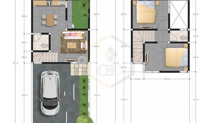 Rumah baru 2 lantai medokan ayu rungkut surabaya timur 2