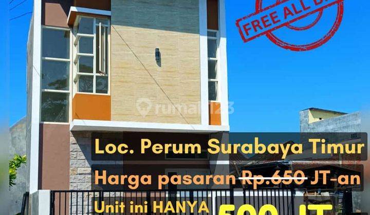 Rumah murah surabaya timur, 2 lantai 500 jutaan 2