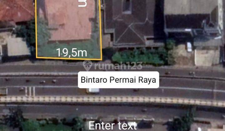 Tanah Bintaro Permai Raya Komersil Area Luas 685 M2 1