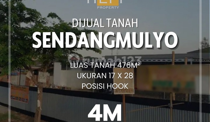 Tanah Pinggir Jalan Raya Di Sendangmulyo Tembalang Semarang 1