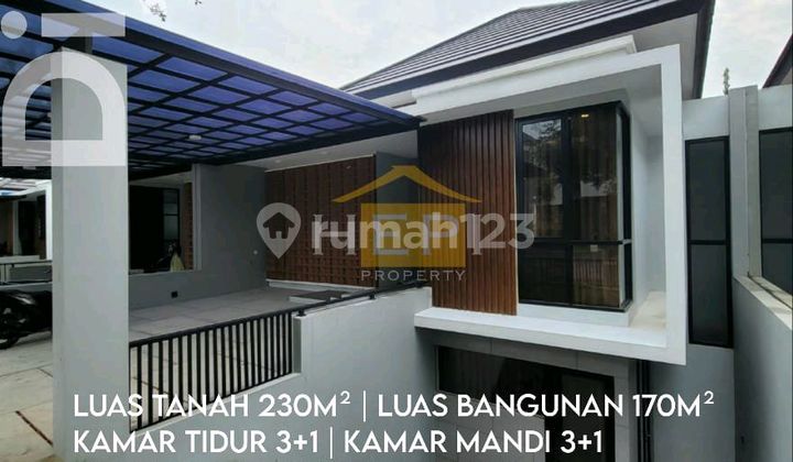 Rumah Mewah Full Furnished View Danau di Hilago Bsb Semarang 2