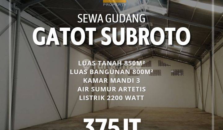 Disewakan Gudang di Gatot Subroto Gatsu Semarang 1