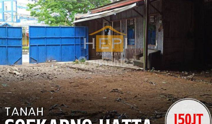 Tanah sudah kanopi, siap untuk gudang di Soekarno Hatta 1