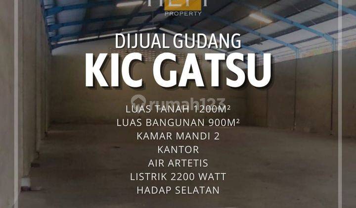 Gudang siap pakai di KIC Gatsu Semarang, ada fasilitas kantor 1