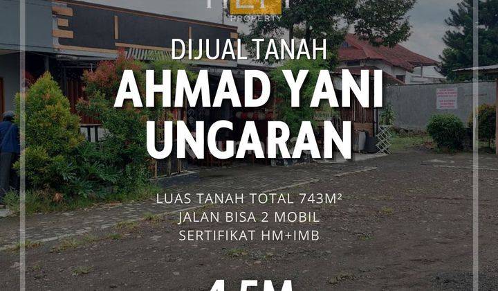 Dijual Tanah dan 2  Bangunan kios di Ahmad Yani Pusat Kota Ungaran 1