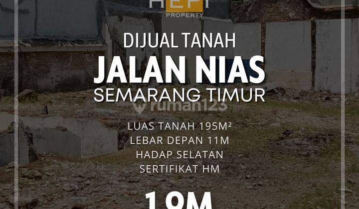 Tanah tengah kota
Jl Nias
Semarang timur 1