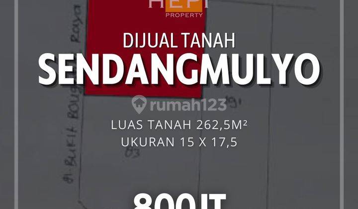 Dijual Tanah Murah di Sendangmulyo Semarang 1