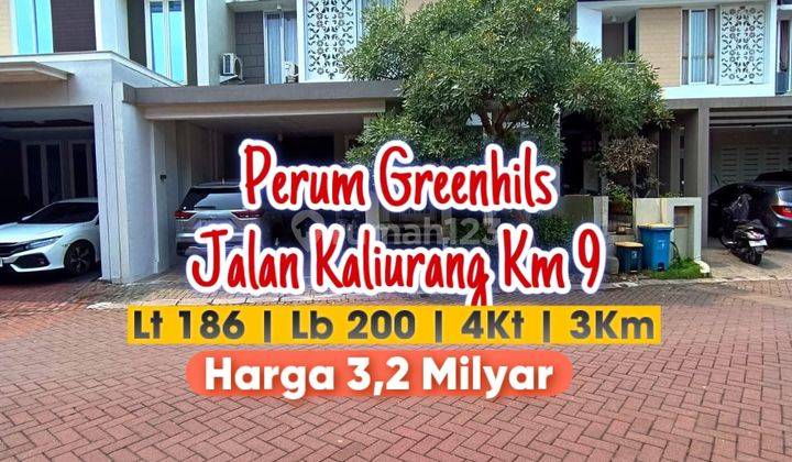 Rumah 2 Lantai Dalam Perum Greenhills Kaliurang Km 9 Ngaglik Sleman Dekat Uii Terpadu Dan Ugm Rumah Bagus SHM - Sertifikat Hak Milik di Ngaglik 1