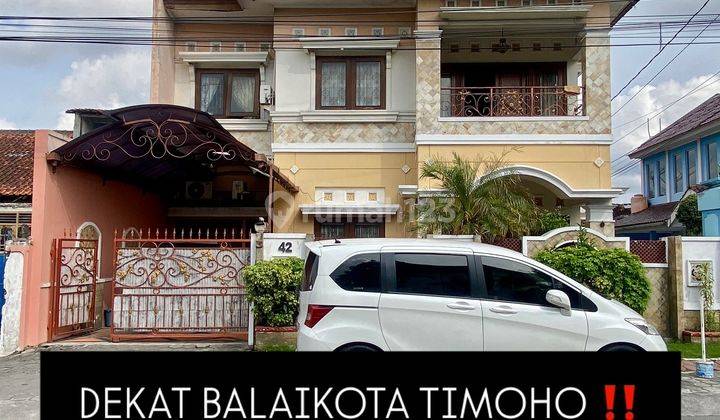Banting Harga Rumah Pinggir Jalan Utama Dekat Balaikota Timoho Kodya 1